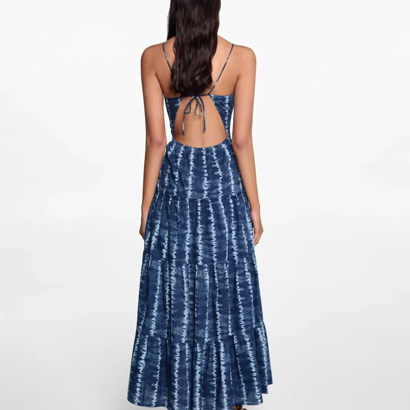 Vestido con Estamoado Tie-Dye
