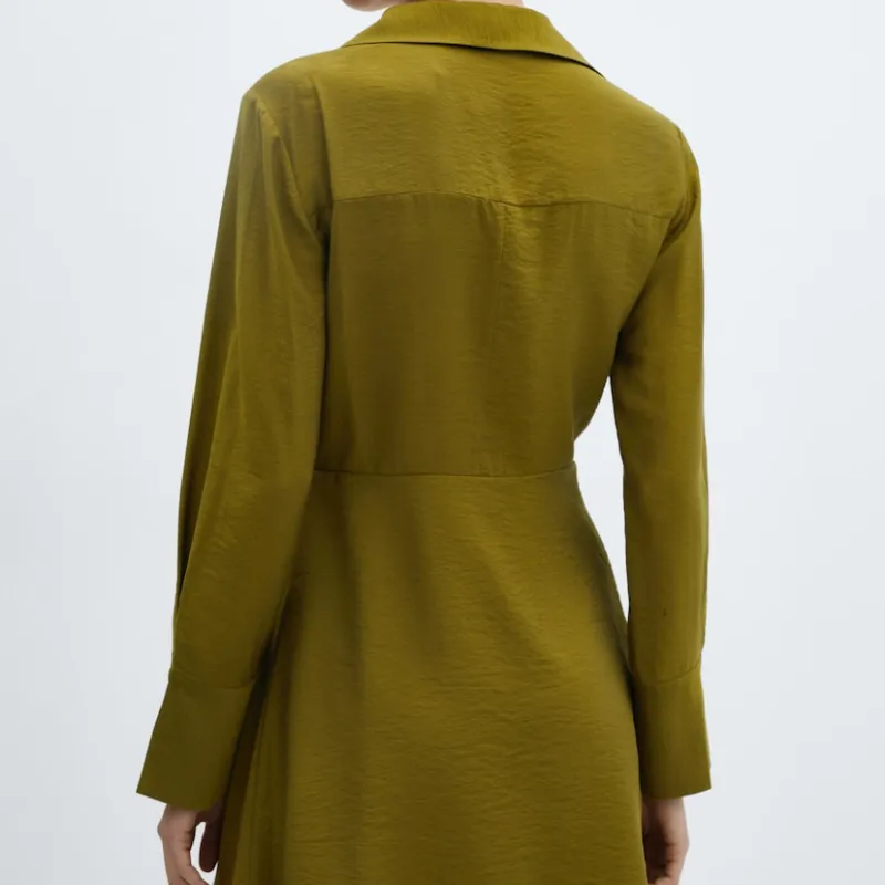 Vestido cruzado nudo