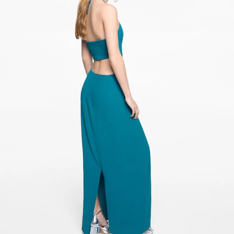 Vestido cuello halter