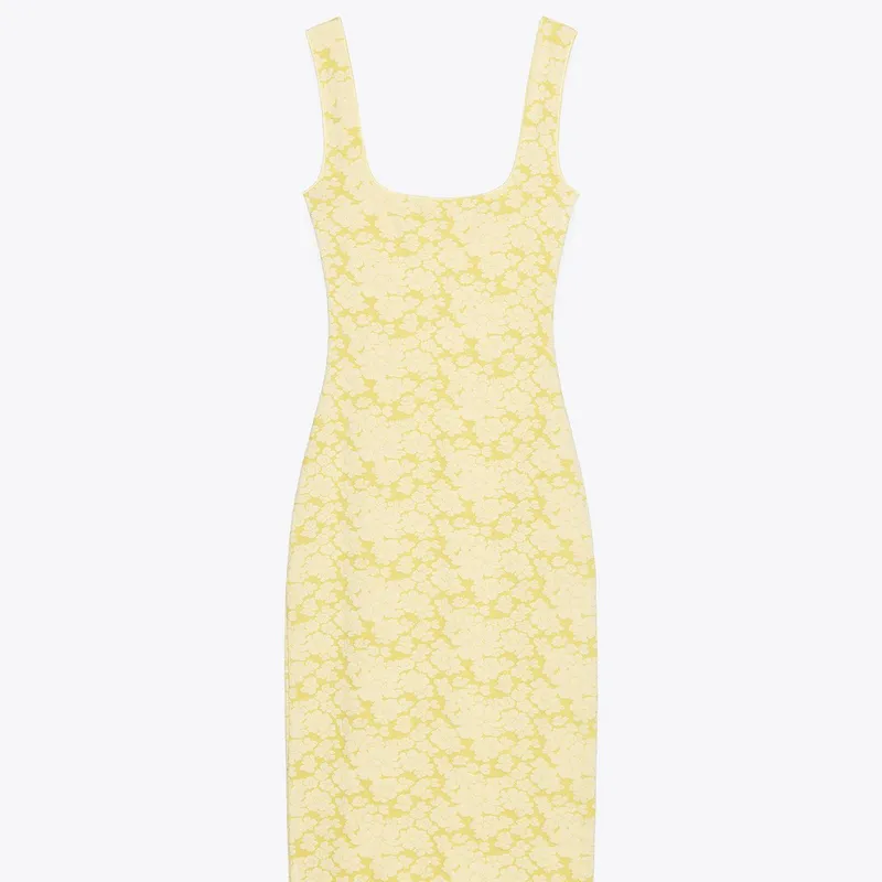 Vestido Escote Cuadrado