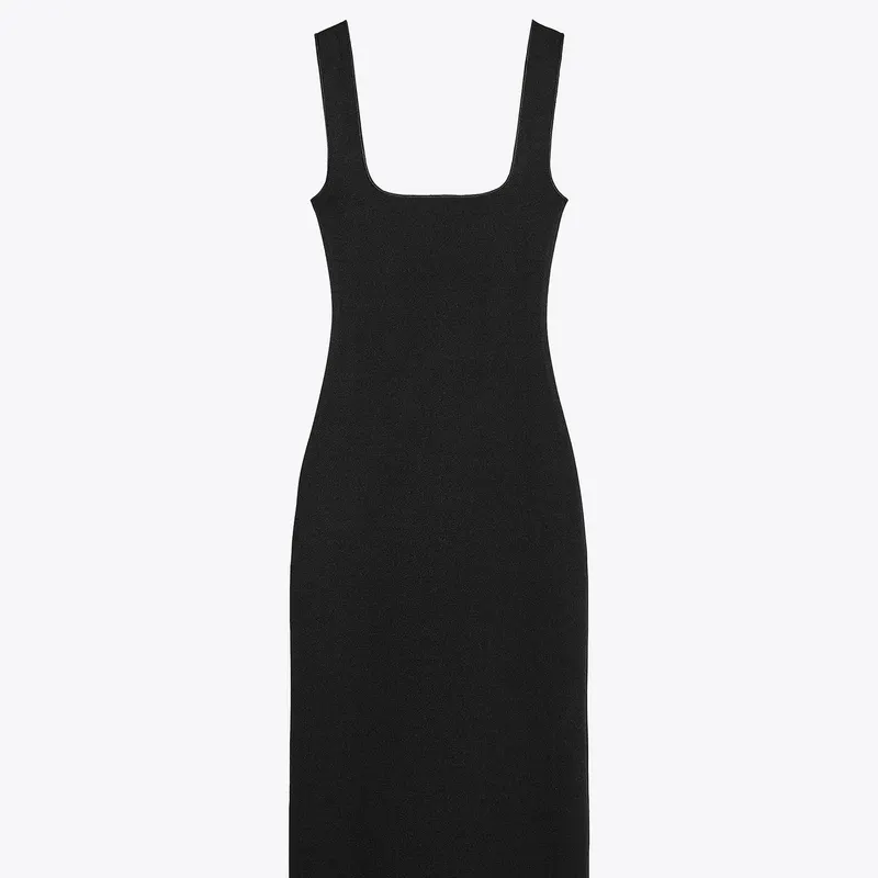 Vestido Escote Cuadrado