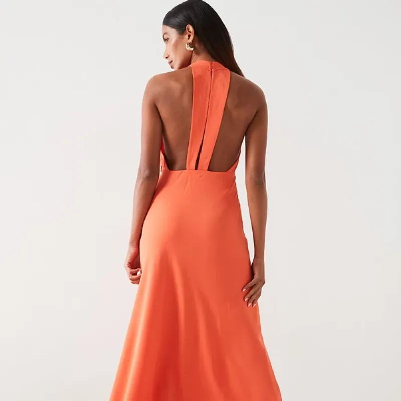 Vestido espalda cruzada 