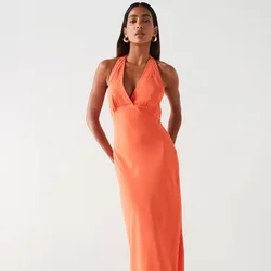 Vestido espalda cruzada 