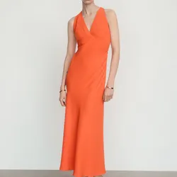VESTIDO ESPALDA CRUZADA
