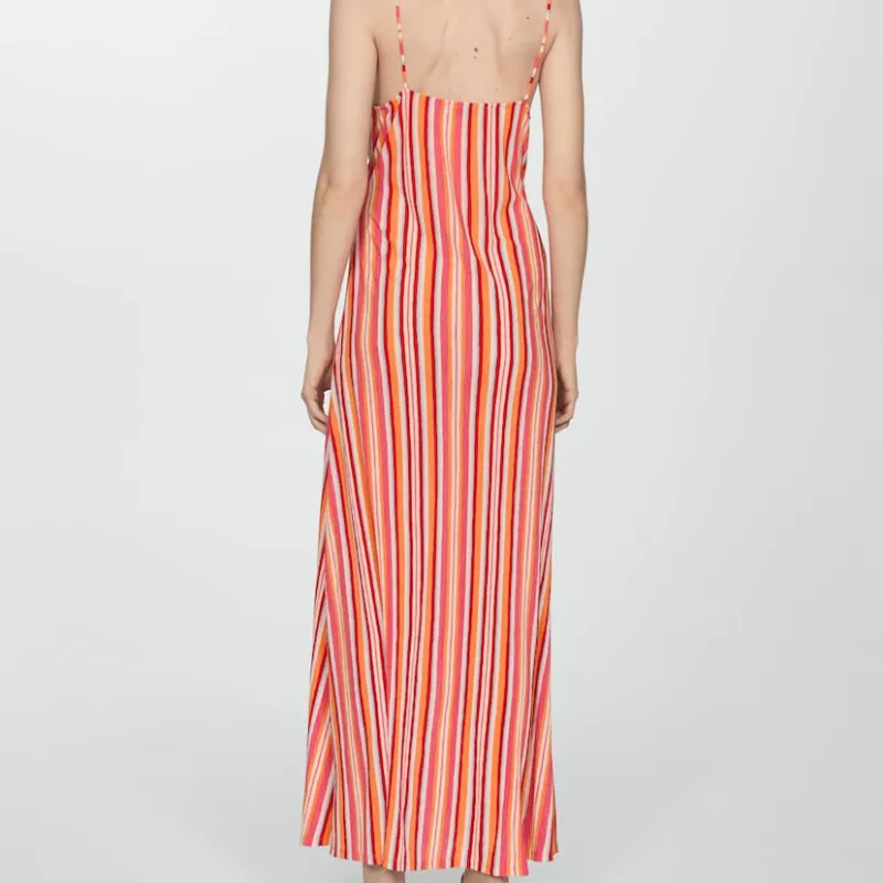 Vestido estampado rayas