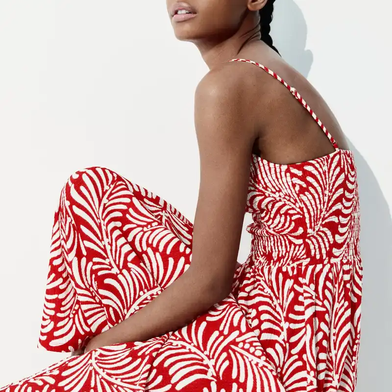 Vestido Estampado Tirantes