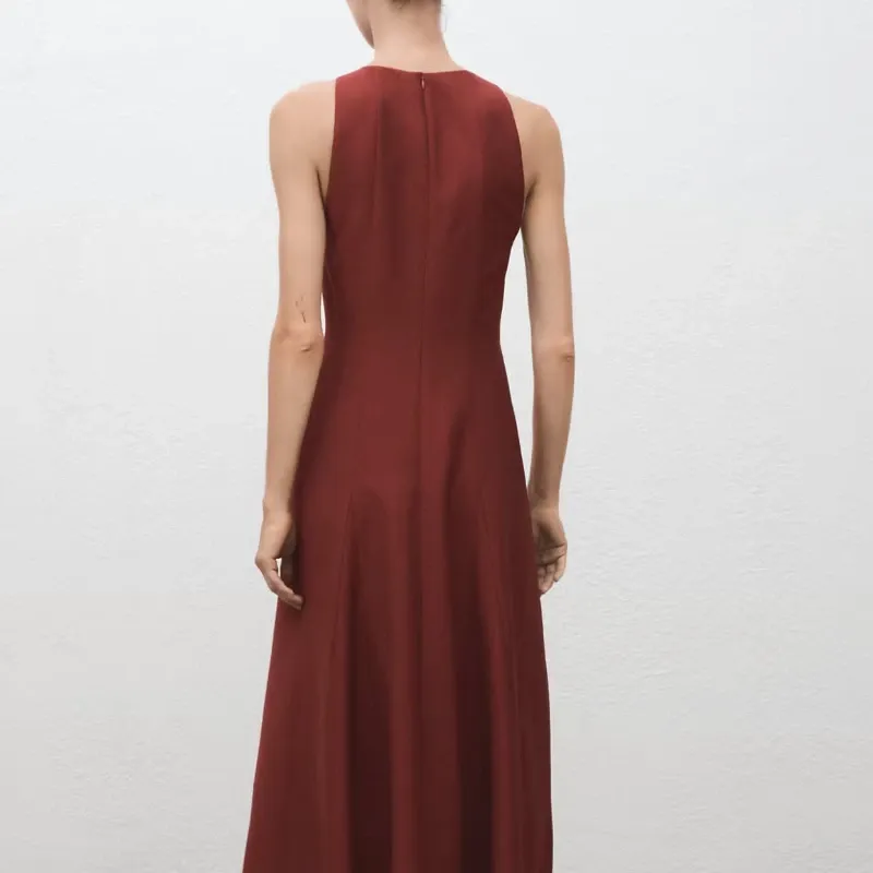 Vestido Evase Godets
