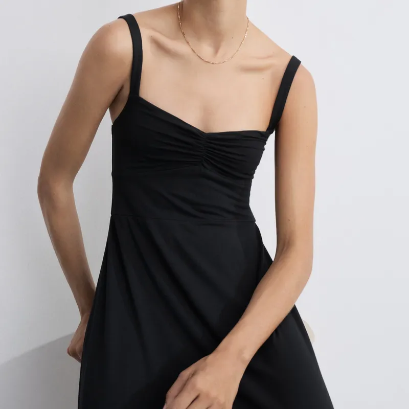 Vestido Evasé Tirantes