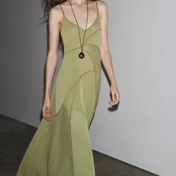 Vestido Fluido Combinado