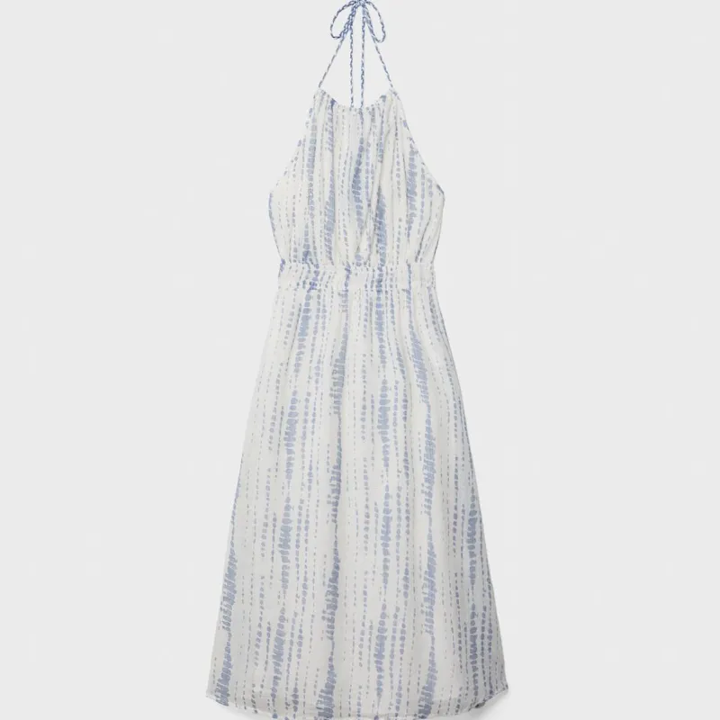 Vestido fluido MIDI halter 
