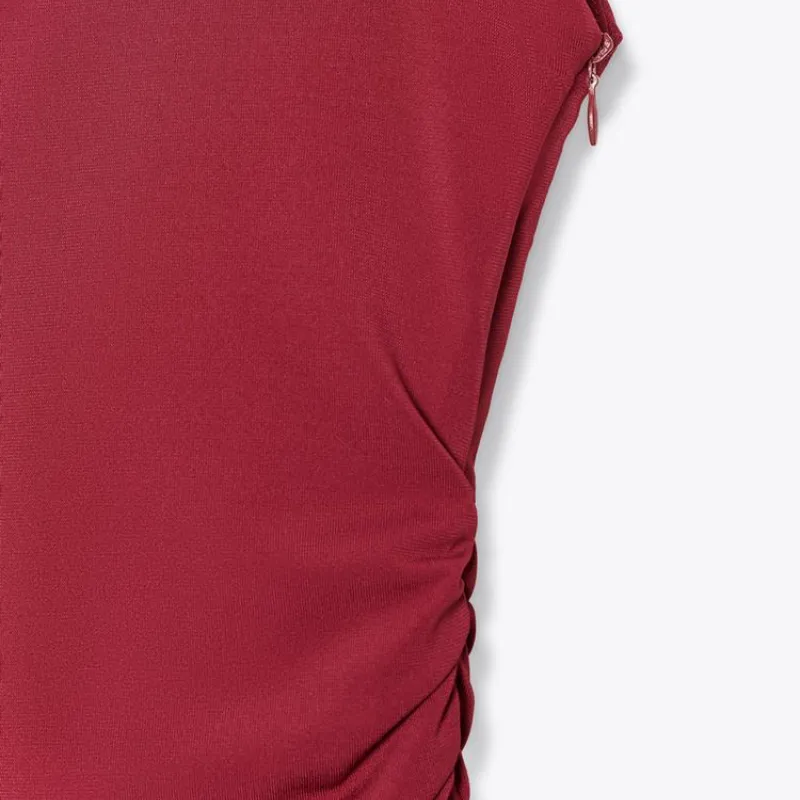 Vestido frunces laterales 