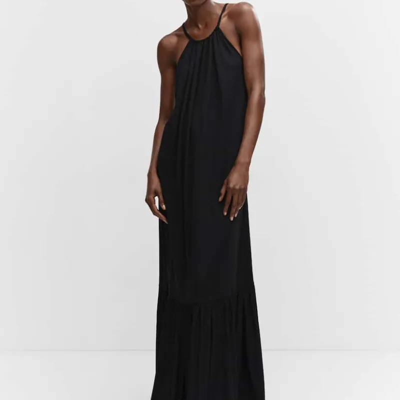 Vestido halter abertura posterior 