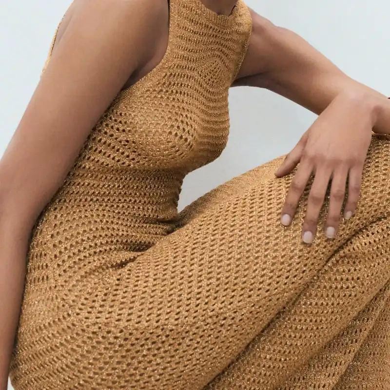 Vestido Largo Crochet