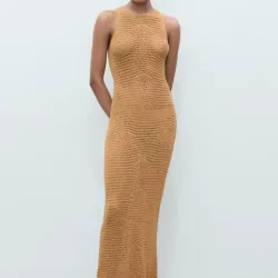 Vestido Largo Crochet