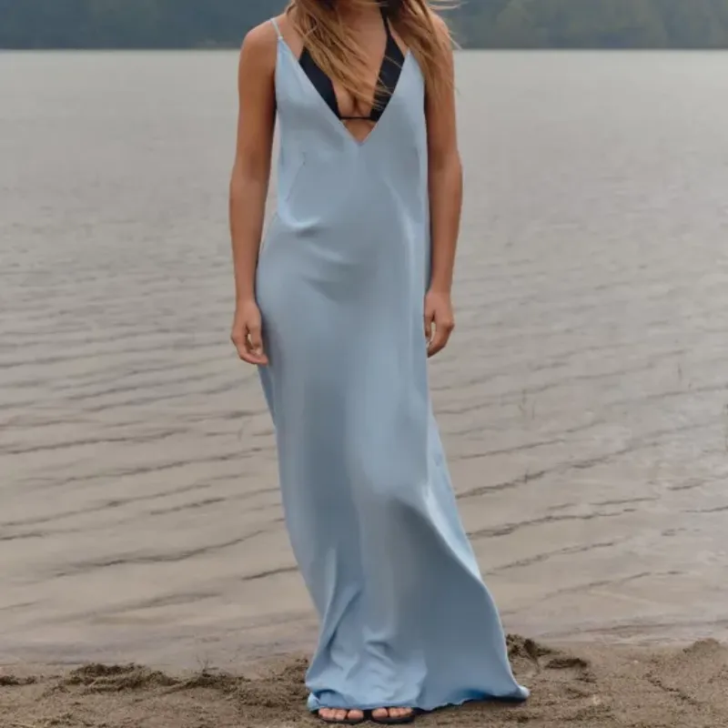 Vestido Largo Fluido