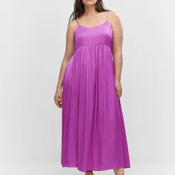 VESTIDO LARGO SATINADO