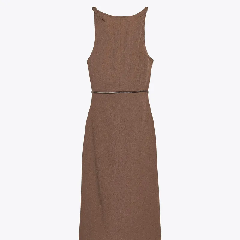 Vestido Largo Textura