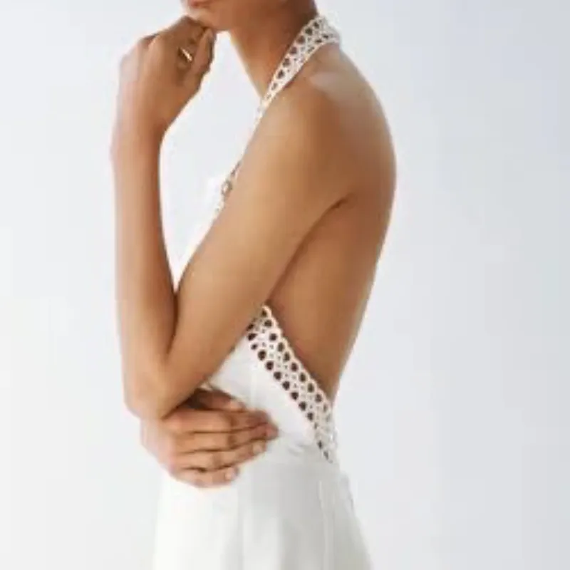 Vestido Lino Croché
