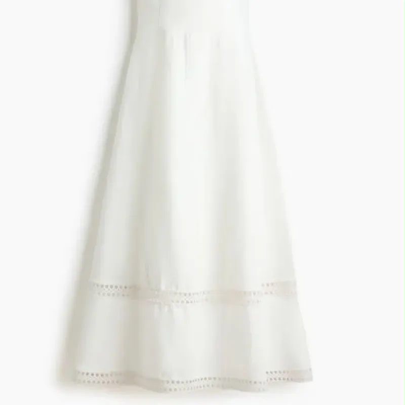 Vestido Lino Croché