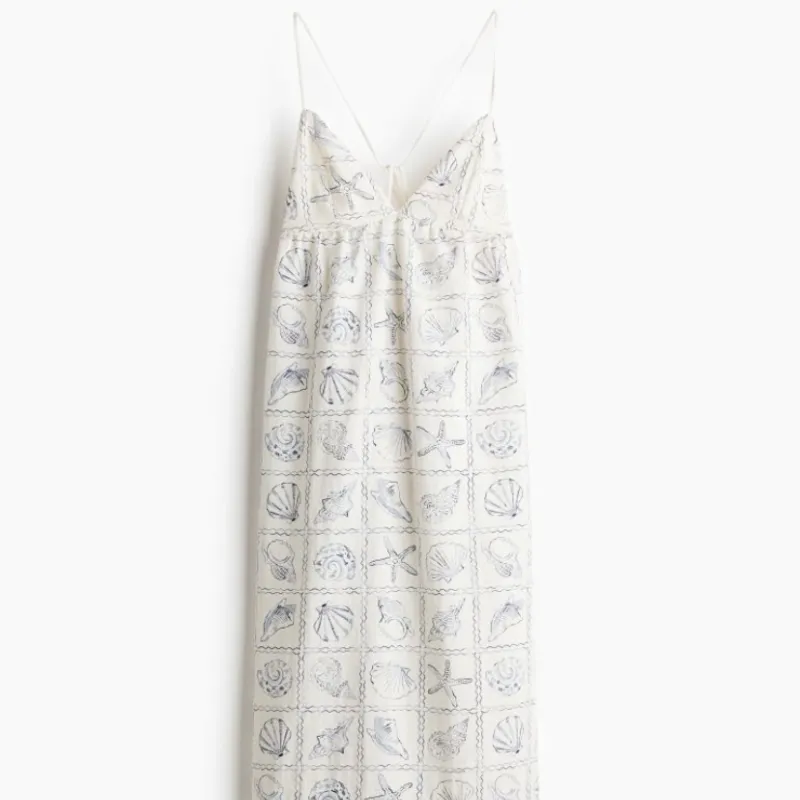 Vestido maxi con detalles de lazo