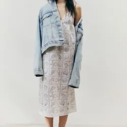 Vestido maxi con detalles de lazo