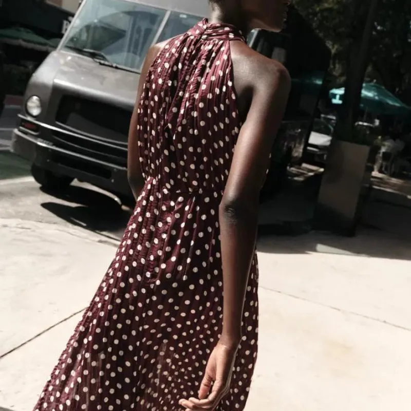 Vestido MIDI círculos