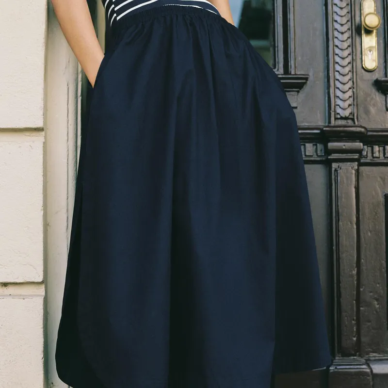 Vestido Midi Combinando Popelin 