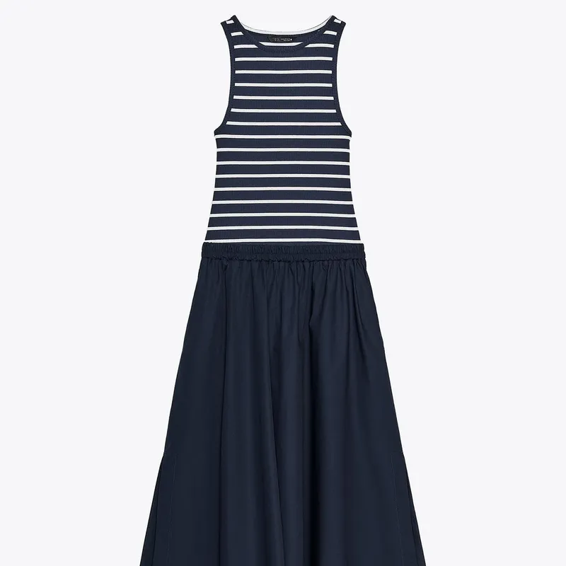 Vestido Midi Combinando Popelin 
