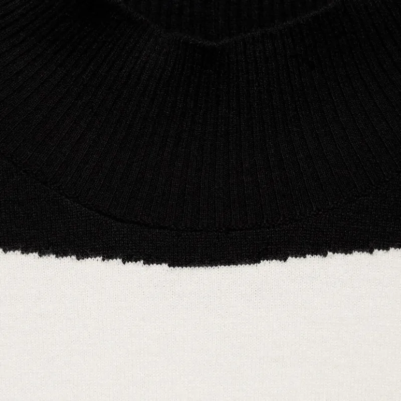 VESTIDO MIDI CUELLO PERKINS