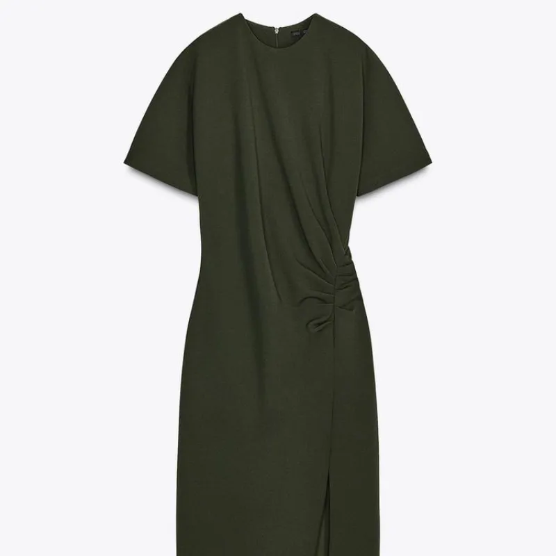 Vestido Midi Frunce