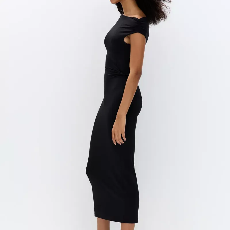 Vestido MIDI frunces 