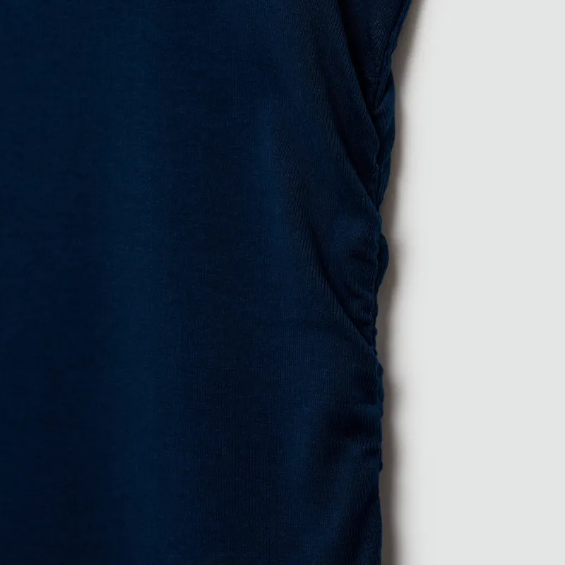 Vestido Midi Frunces Tirantes