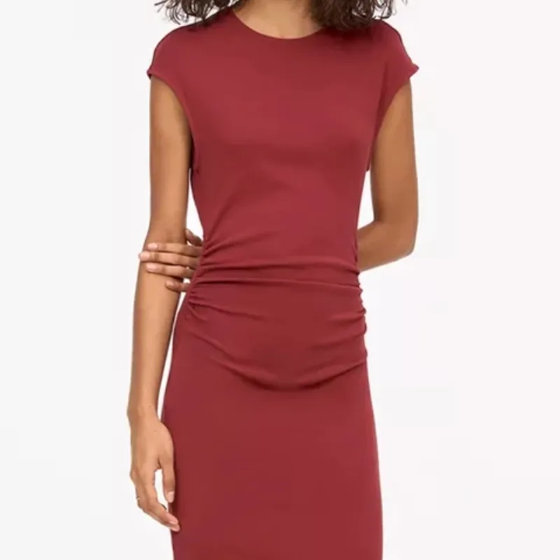 Vestido MIDI frunces