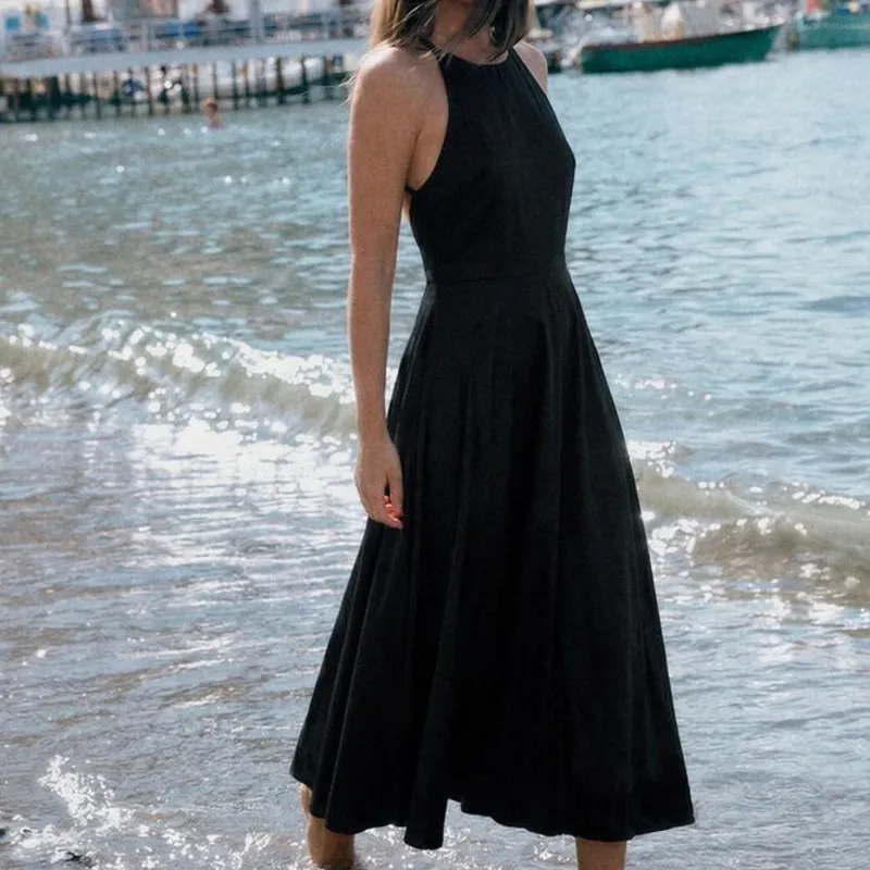 Vestido Midi Gabardina Volumen