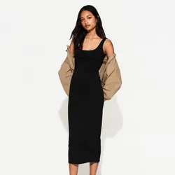 Vestido midi tirantes