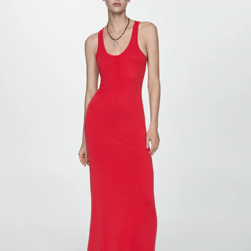Vestido Modal Botones
