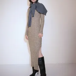 Vestido Punto Abertura