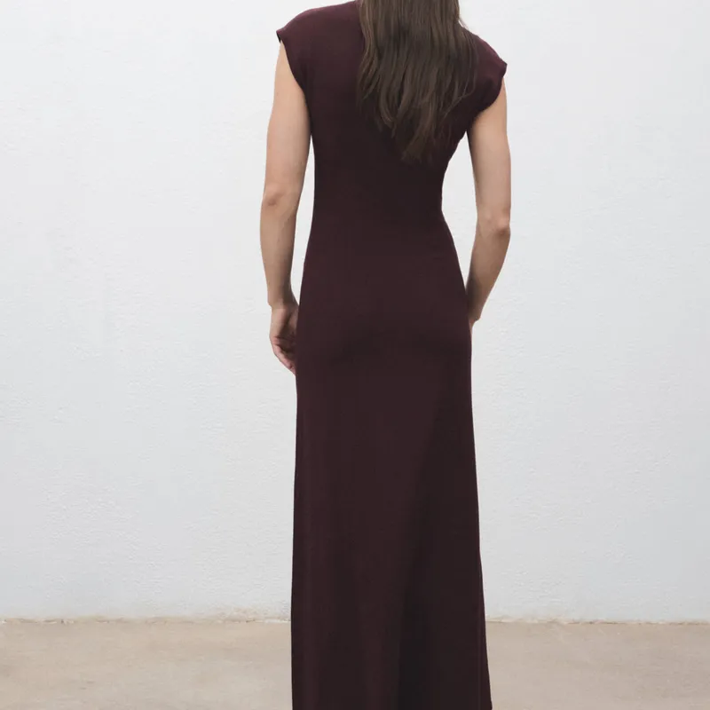 Vestido Punto Cuello Perkins