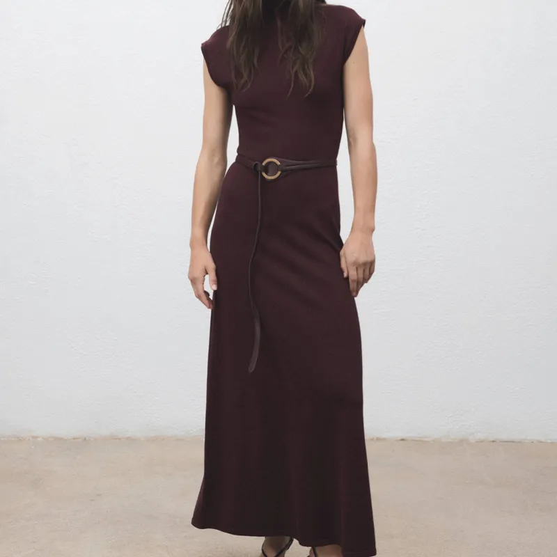 Vestido Punto Cuello Perkins