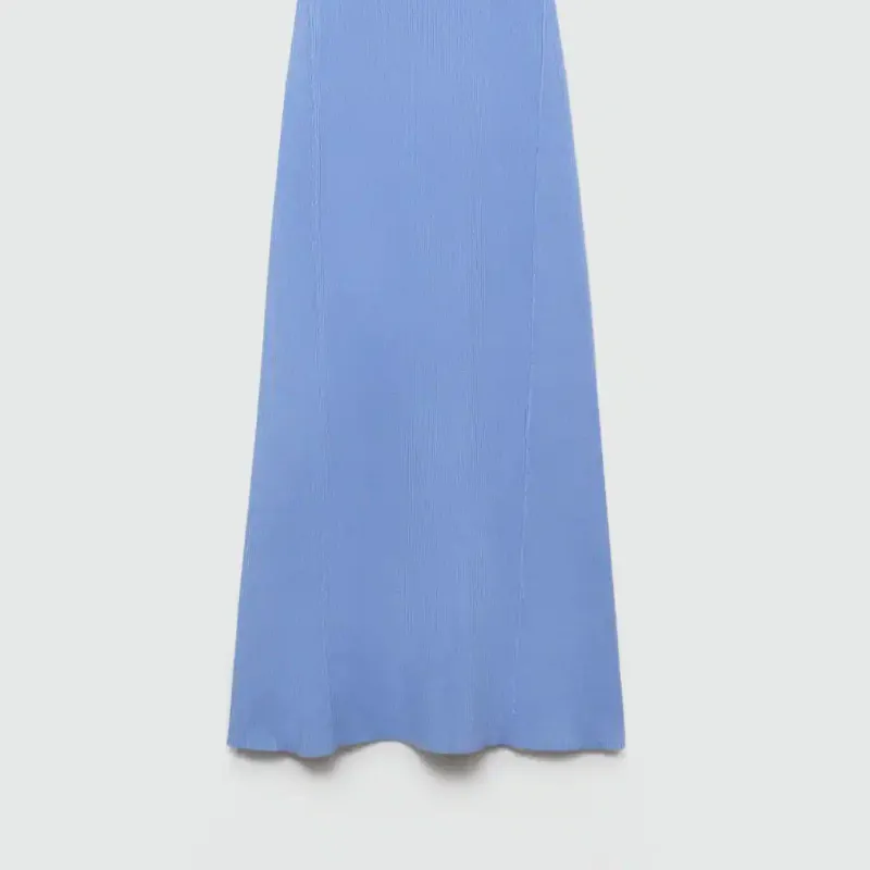 Vestido Punto Escote Pico