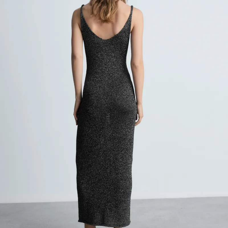 Vestido Punto Lurex