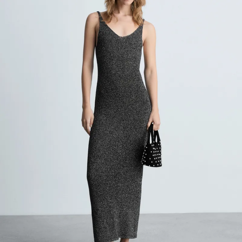 Vestido Punto Lurex