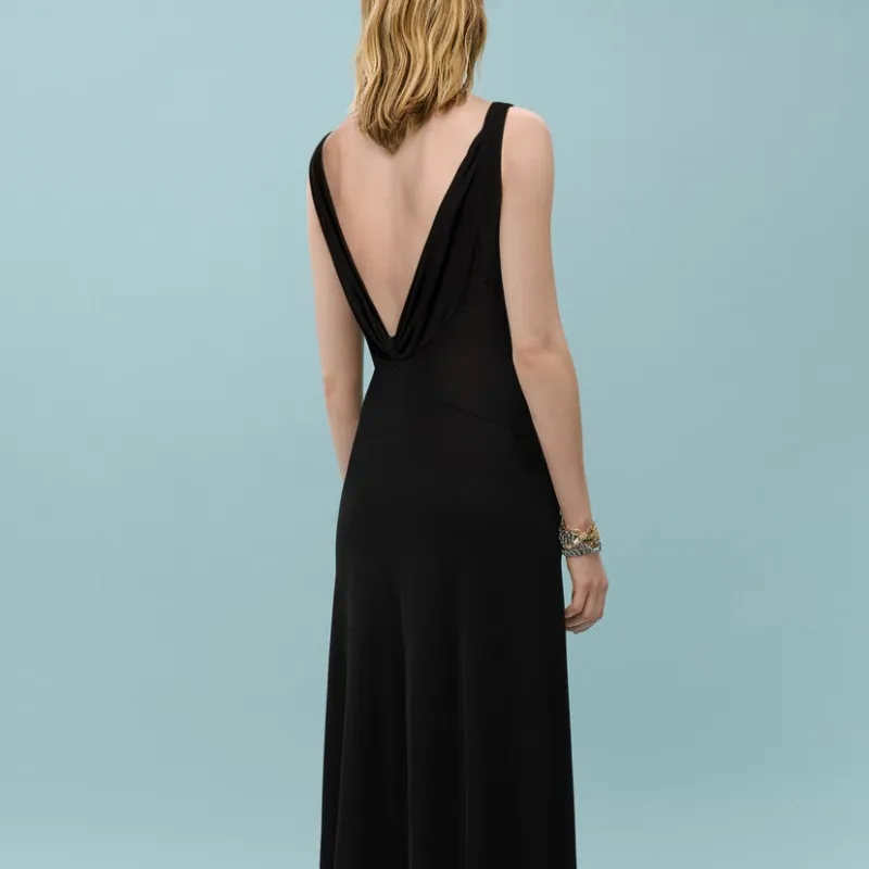 Vestido punto reversible 