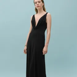 Vestido punto reversible 