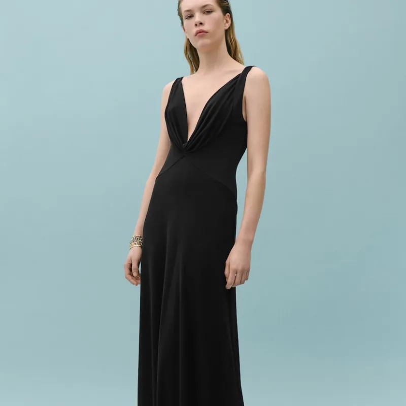 Vestido punto reversible 