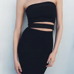 Vestido Stretsh Cut Outs