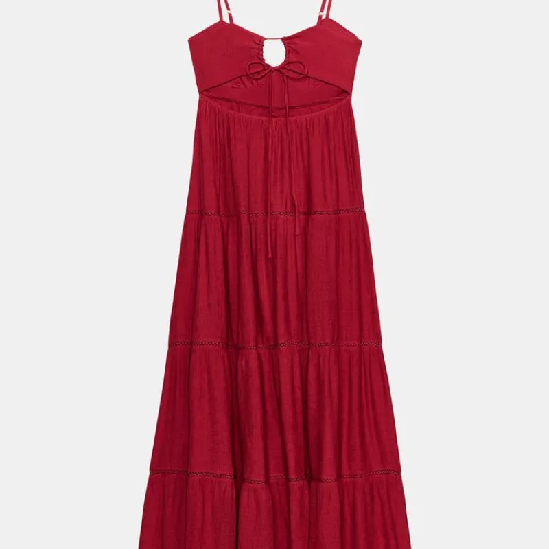 Vestido tirantes Frambuesas