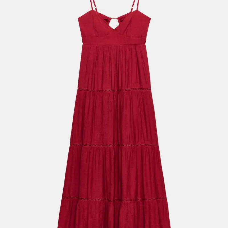 Vestido tirantes Frambuesas