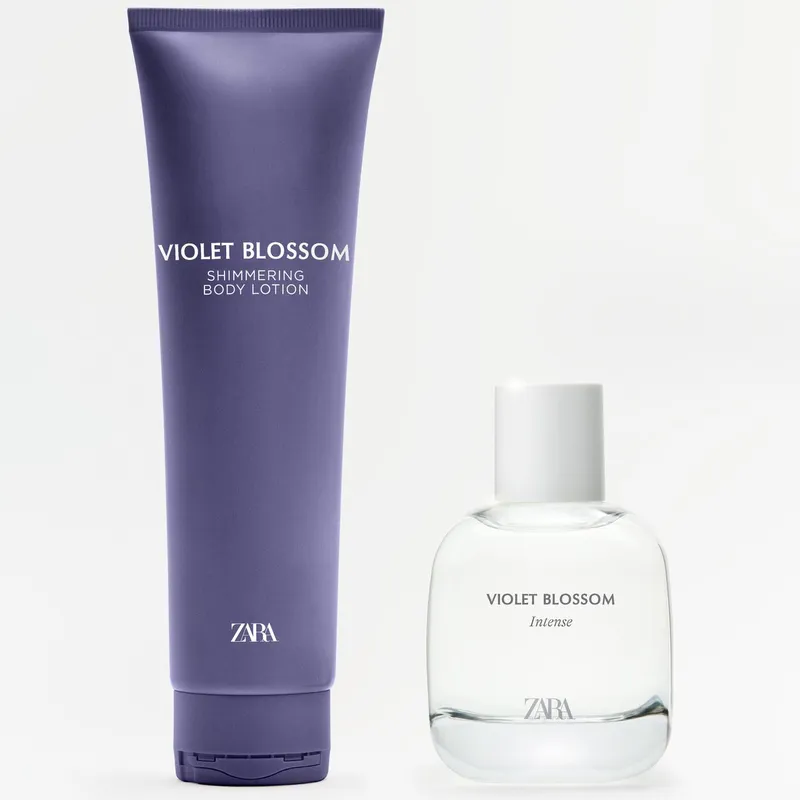 Violet Blossom Intense Parfum 90ml + Crema Glitter 150ml