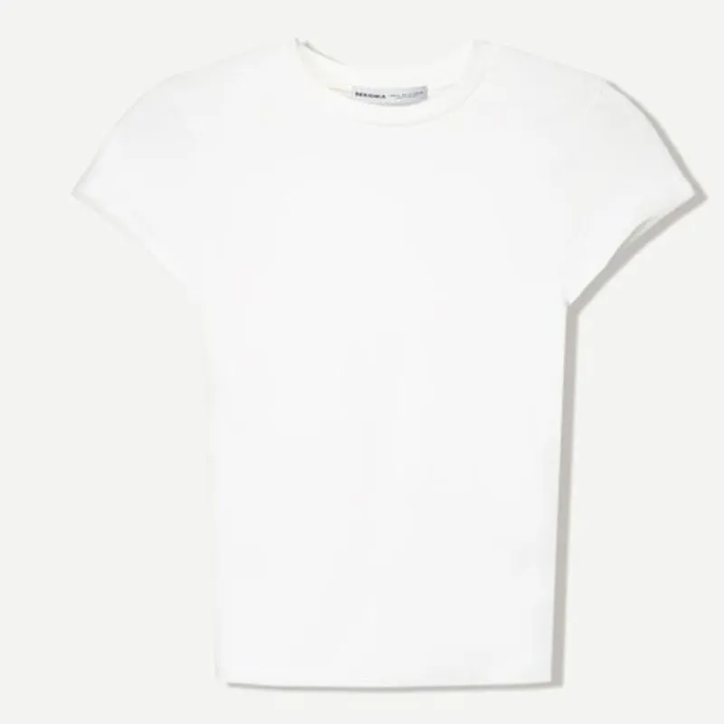 Camiseta Básica Ajustable Blanco
